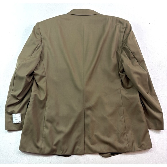 NEW Jos A Bank 52L blazer jacket‎ sport suit coat british khaki travelers wool - Picture 7 of 12